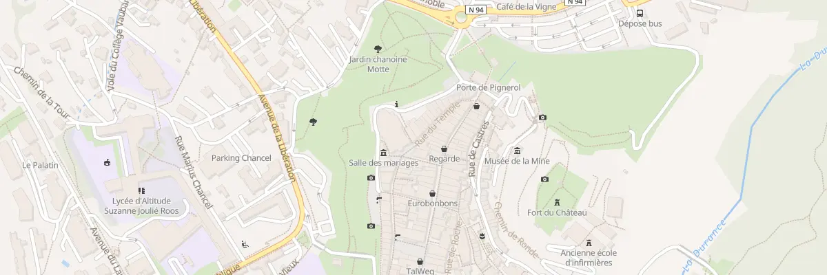 Plan du 33 Rue du Temple à Briançon