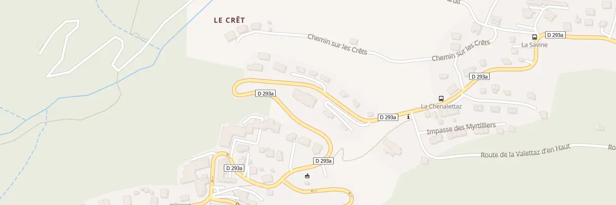 Plan du 2343 Rte de la Moussière d’en Haut à Saint-Jean-d’Aulps
