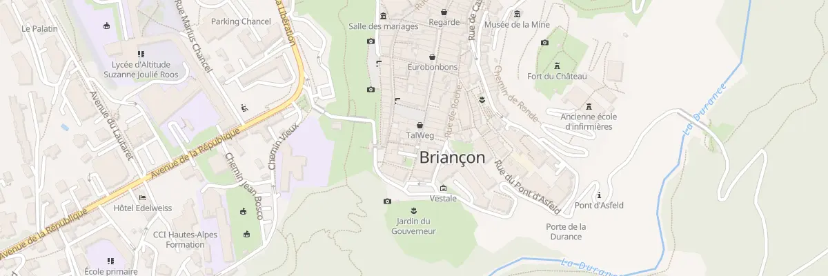 Plan du 55 Grande Rue à Briançon