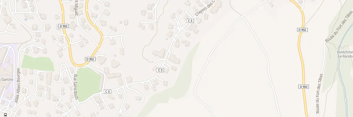 Plan du 32 Che des Combes à Briançon