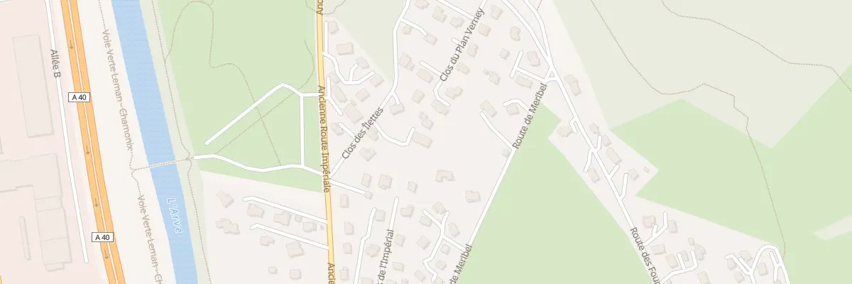 Plan du 92 Rue Clos des Ilettes à Sallanches
