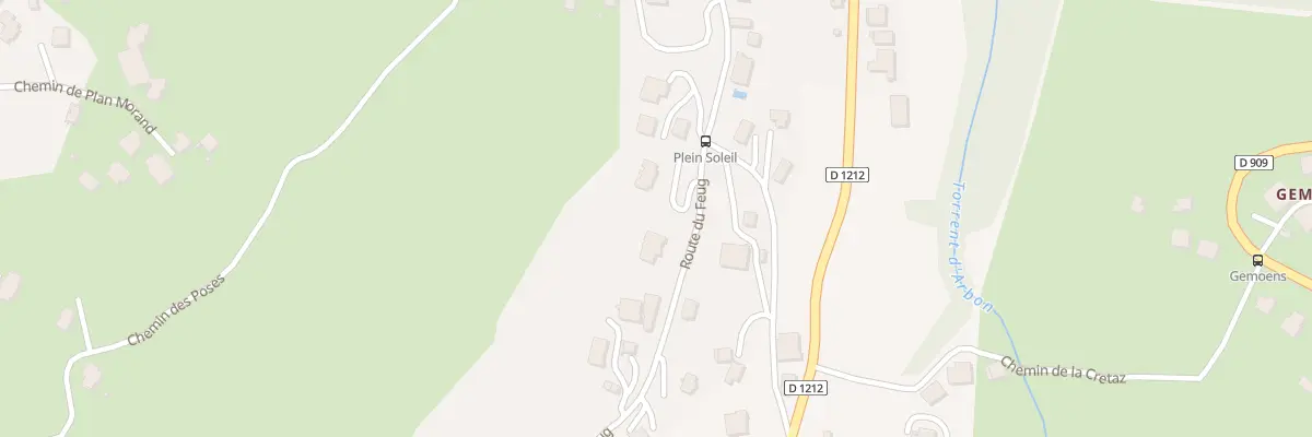 Plan du 814 Rte du Feug à Combloux