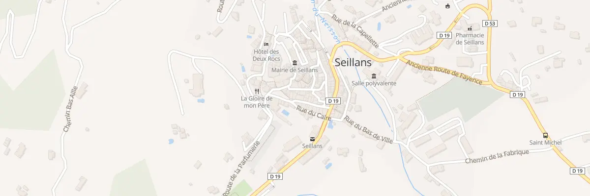 Plan du 1 Grand Rue à Seillans