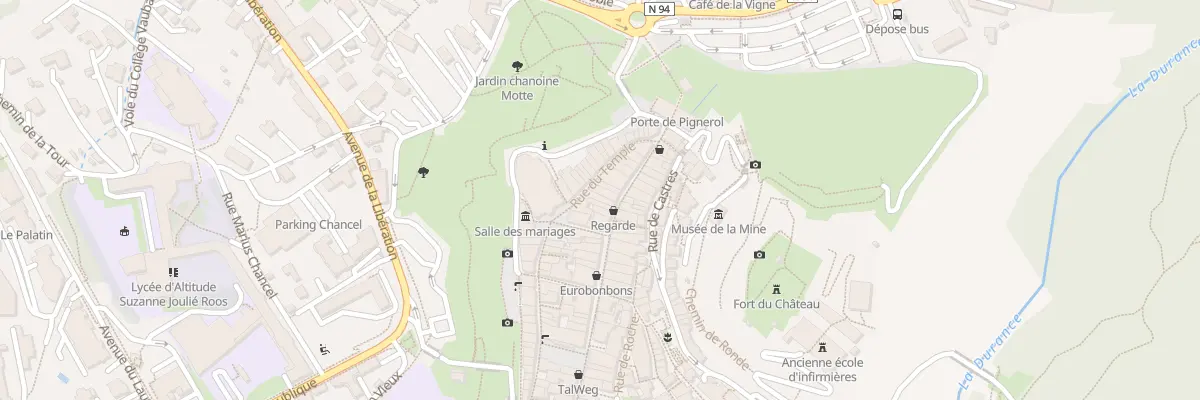 Plan du 19 Grande Rue à Briançon