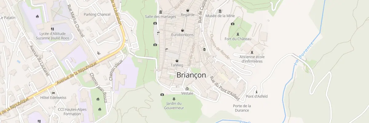 Plan du 58 Grande Rue à Briançon