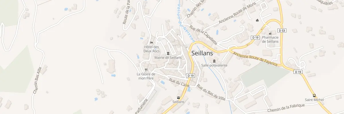 Plan du 5499 Le Village à Seillans