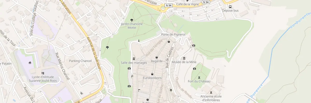 Plan du 15 Grande Rue à Briançon