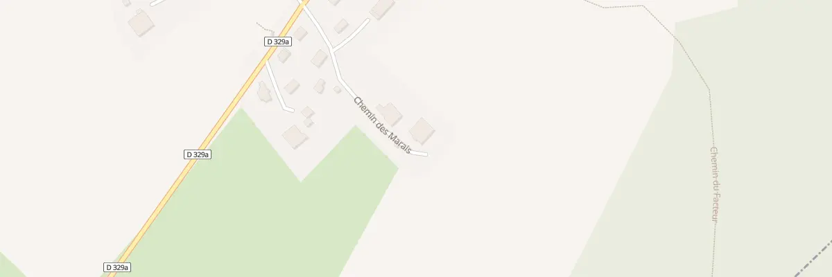 Plan du 11 Che des Marais au Bélieu