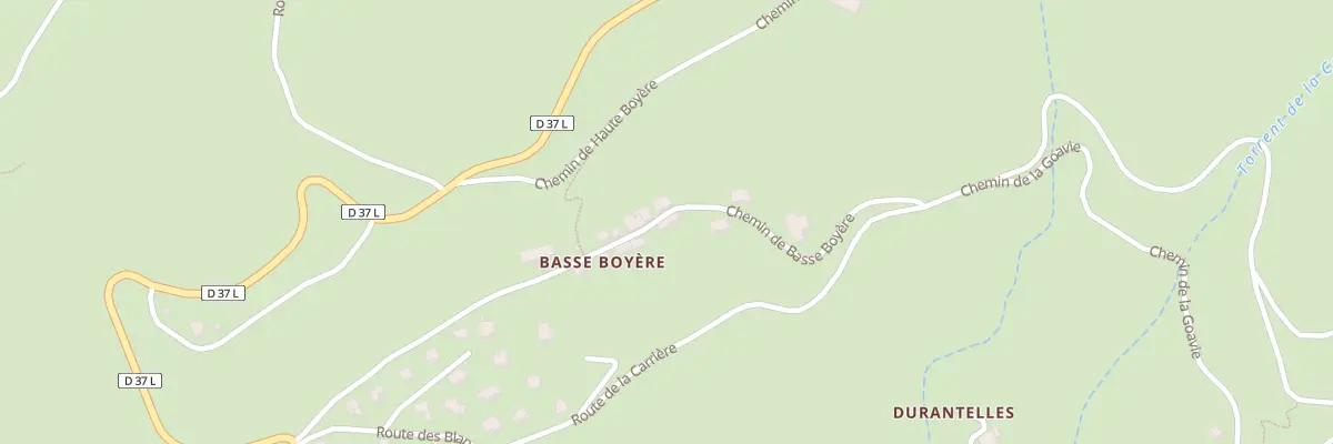 Plan du 324 Che de Basse Boyère à Eygliers