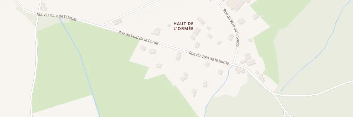 Plan du 2 Rue du Void de la Borde à Viménil