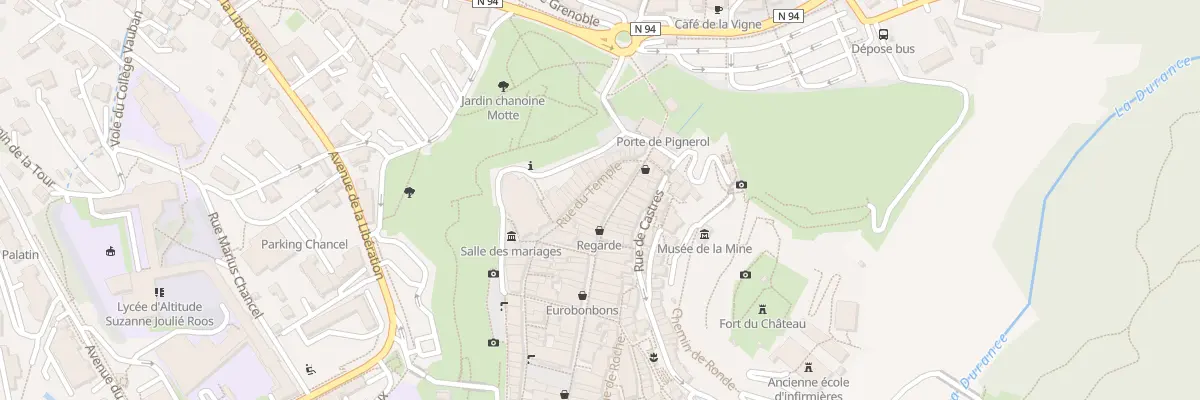 Plan du 13 Grande Rue à Briançon