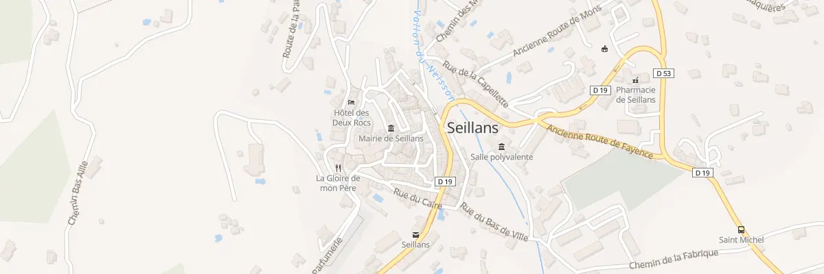 Plan du 6307 Le Village à Seillans