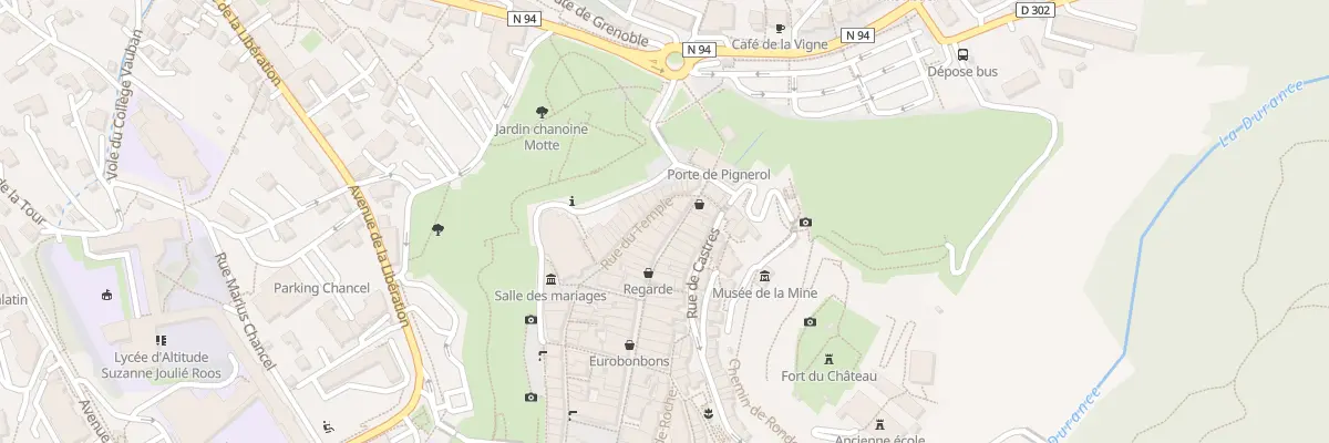 Plan du 9 Grande Rue à Briançon