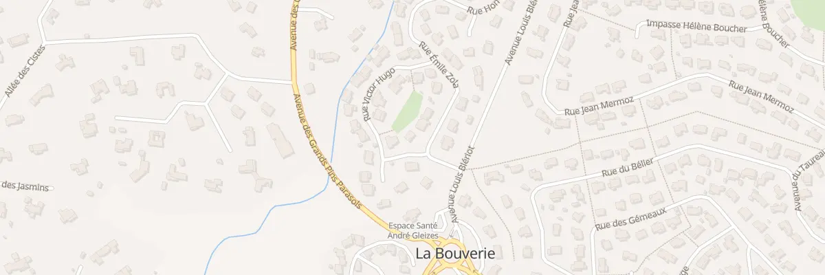 Plan du 1 Rue Victor Hugo à Roquebrune-sur-Argens