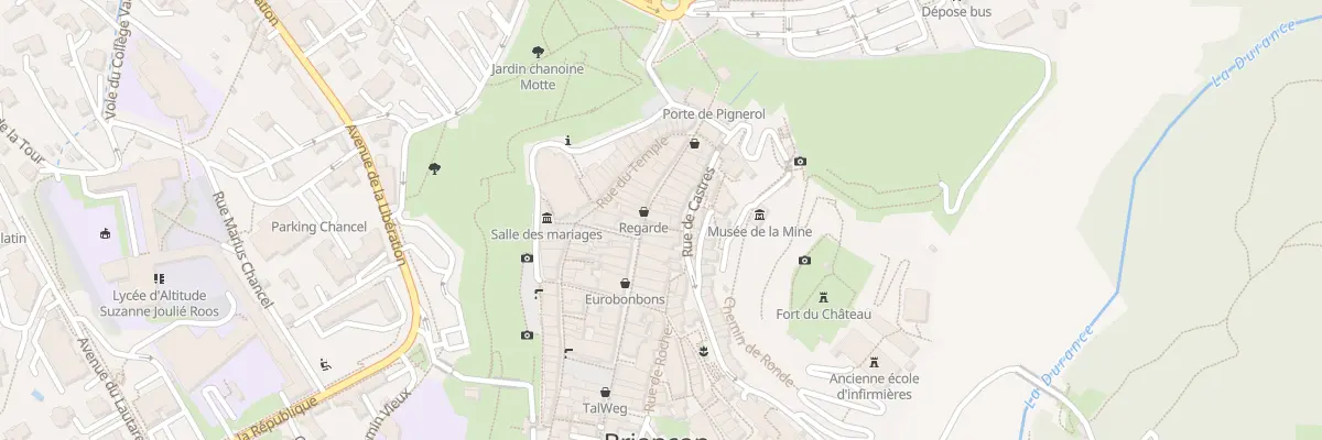 Plan du 26 Grande Rue à Briançon