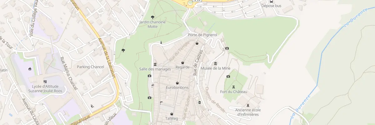 Plan du 22 Grande Rue à Briançon