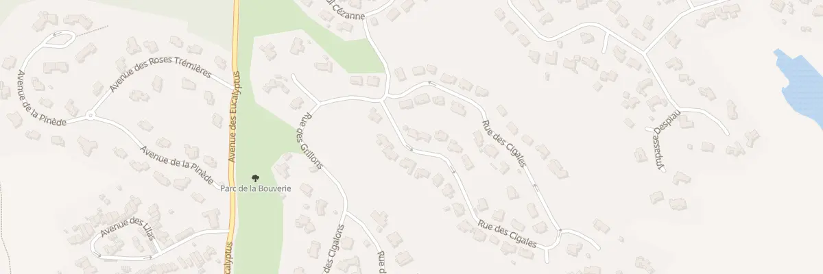 Plan du 57 Rue des Cigales à Roquebrune-sur-Argens