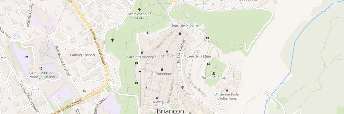 Plan du 28 Grande Rue à Briançon