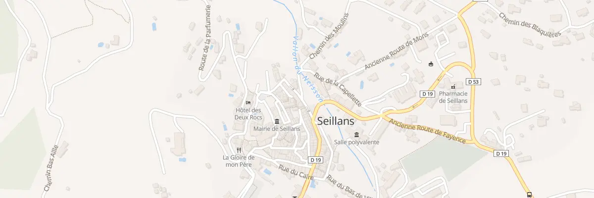 Plan du 7 Rue de la Vanade à Seillans