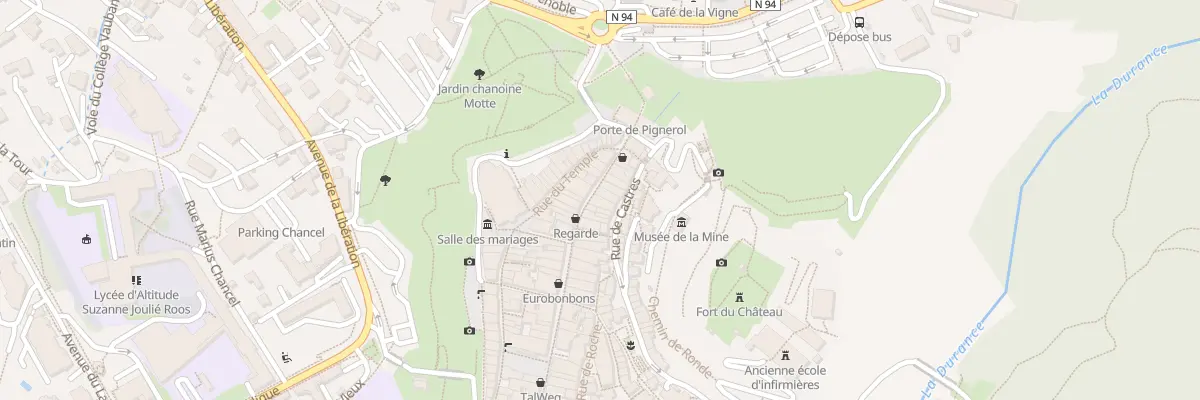 Plan du 18 Grande Rue à Briançon