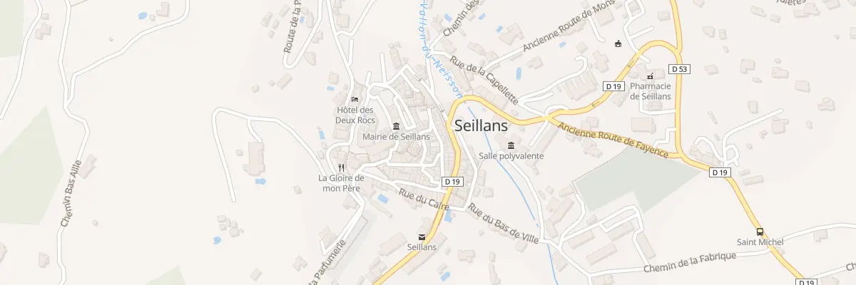 Plan du 9000 Le Village à Seillans