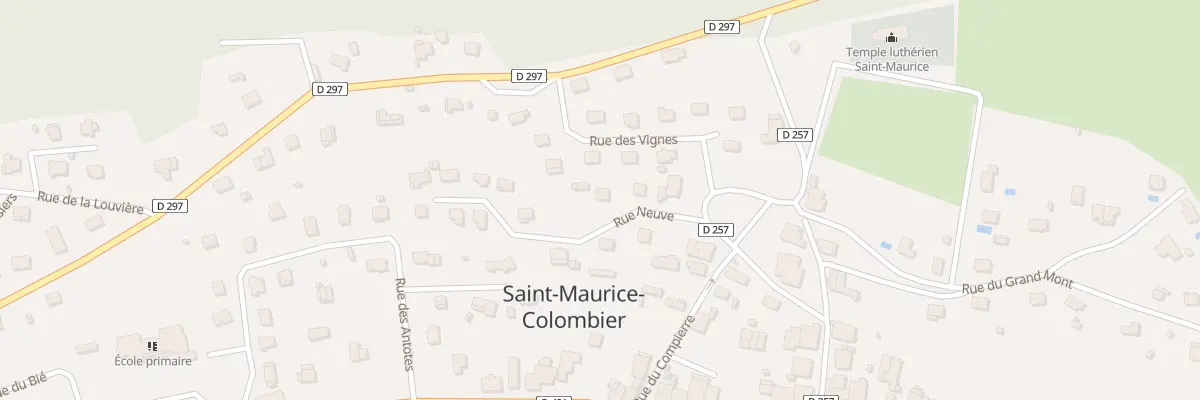 Plan du 5 Rue Neuve à Saint-Maurice-Colombier