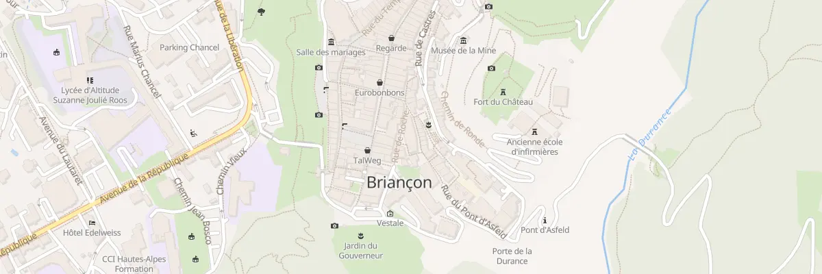 Plan du 3B Rue du Pont d’Asfeld à Briançon