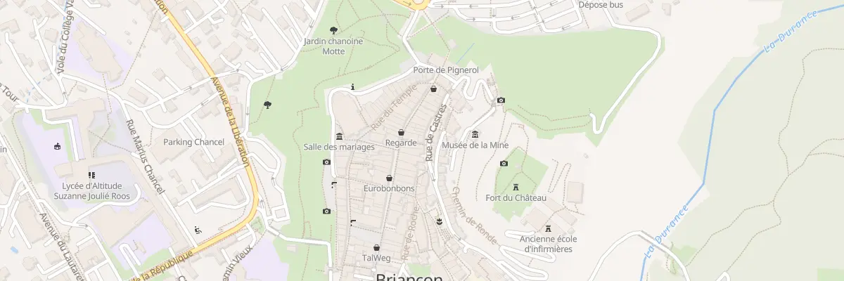 Plan du 23 Rue de Castres à Briançon