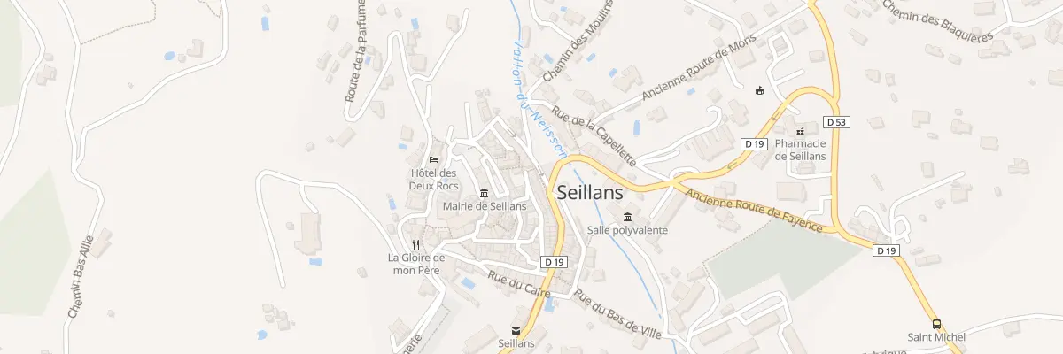 Plan du 5587 Le Village à Seillans