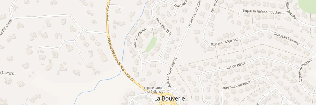 Plan du 4 Rue Emile Zola à Roquebrune-sur-Argens