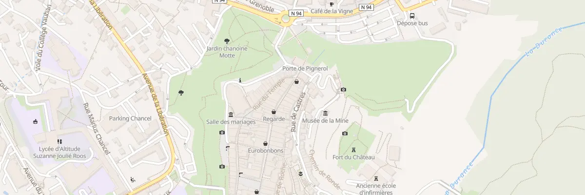 Plan du 13 Rue de Castres à Briançon