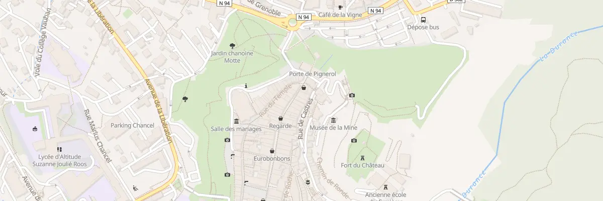 Plan du 12 Grande Rue à Briançon