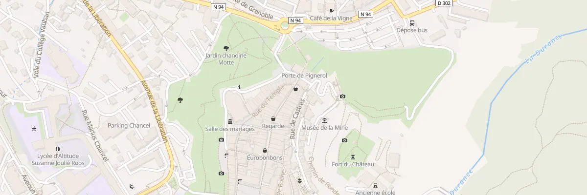 Plan du 9 Rue de Castres à Briançon