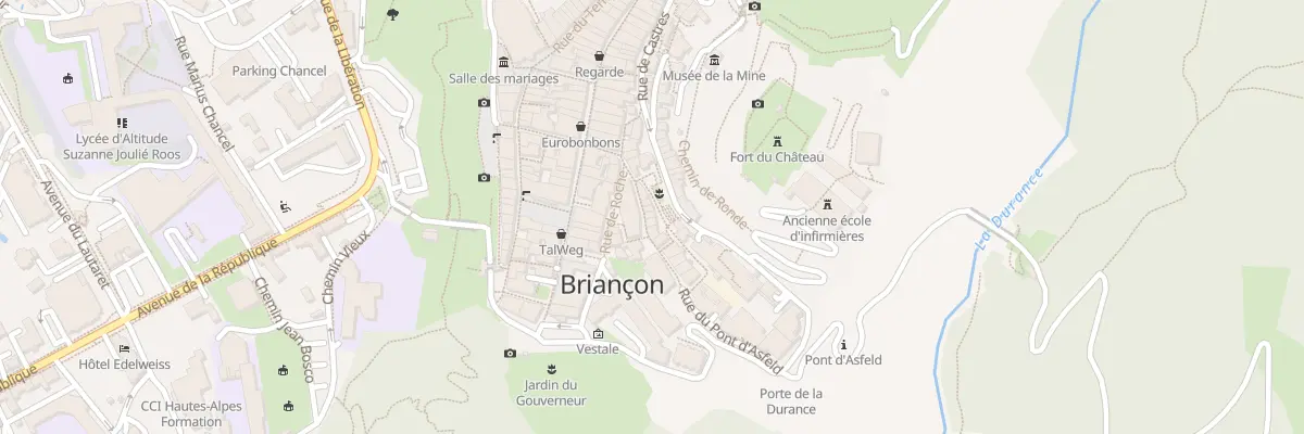 Plan du 9 Rue de la Manutention à Briançon