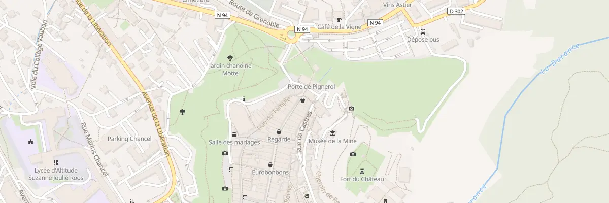 Plan du 4 Grande Rue à Briançon