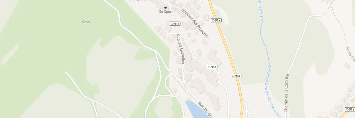 Plan du 90 Rue des Gravelles à Courchevel