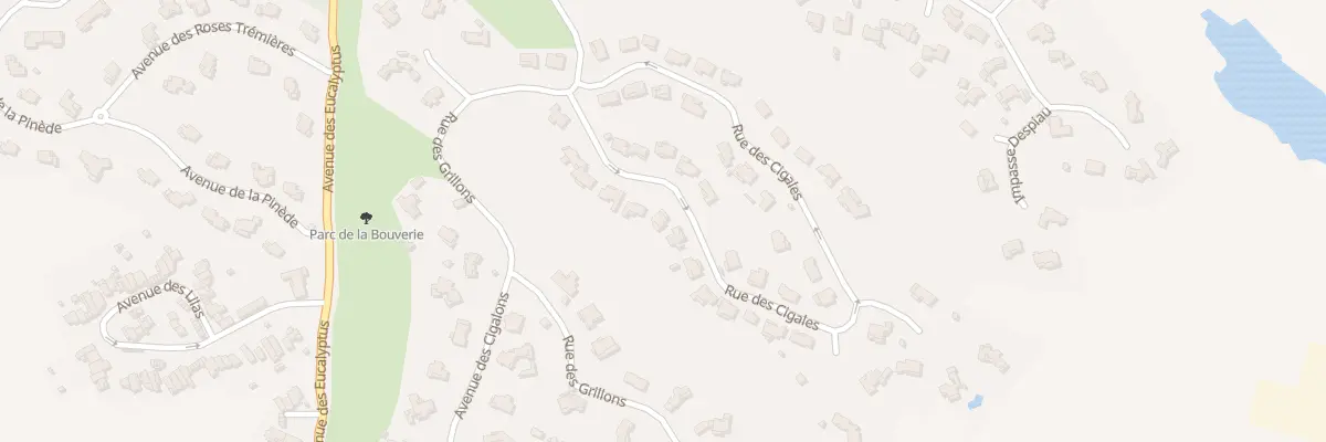 Plan du 34 Rue des Cigales à Roquebrune-sur-Argens