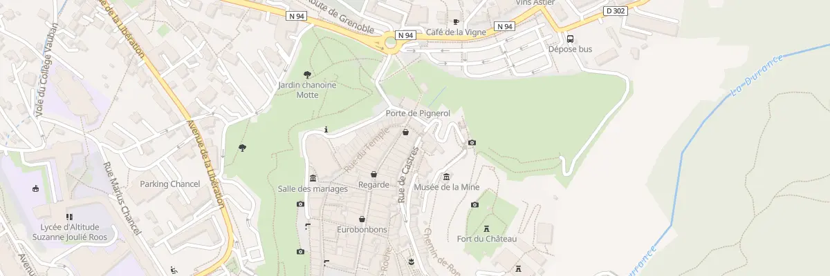 Plan du 3 Rue de Castres à Briançon