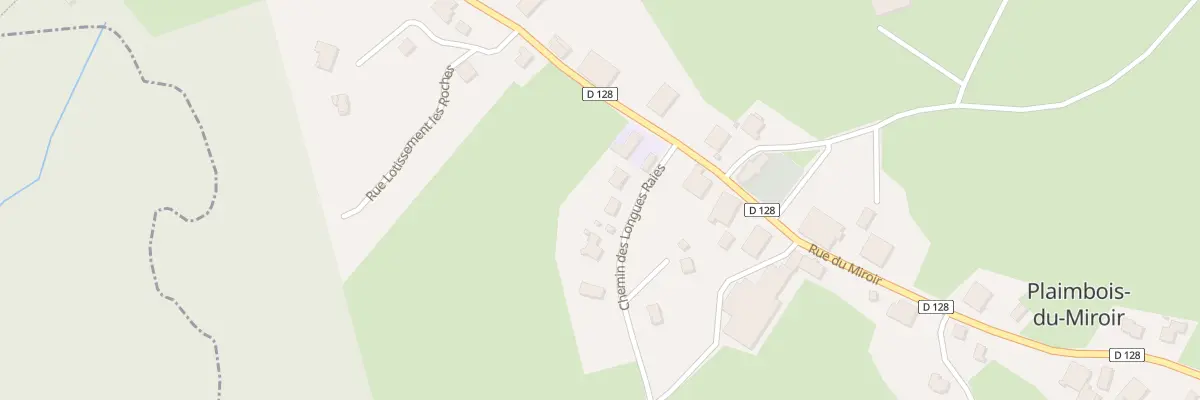 Plan du 5 Che des Longues Raies à Plaimbois-du-Miroir