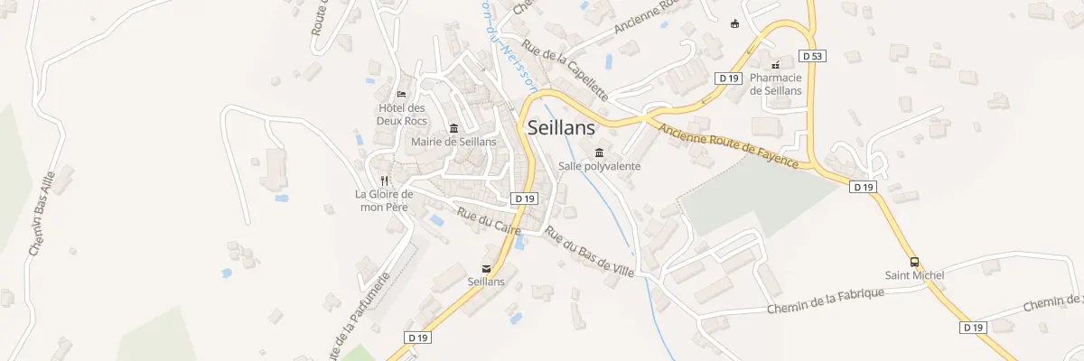 Plan du 5581 Le Village à Seillans
