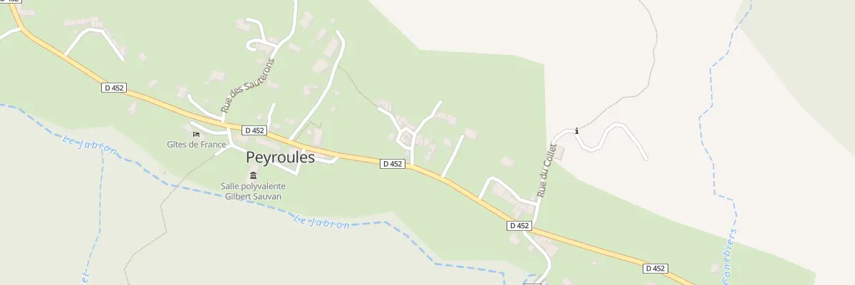 Plan du 5068 Les Ricards à Peyroules