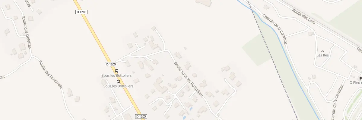 Plan du 201 Rte sous les Bottolliers à Sallanches