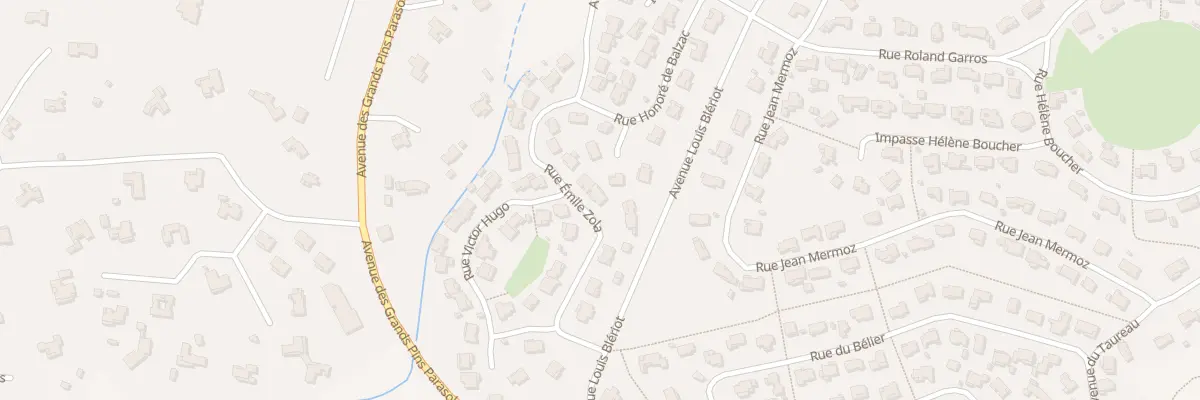 Plan du 9 Rue Emile Zola à Roquebrune-sur-Argens