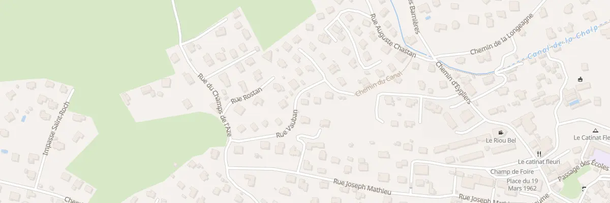 Plan du 8 Rue Vauban à Guillestre