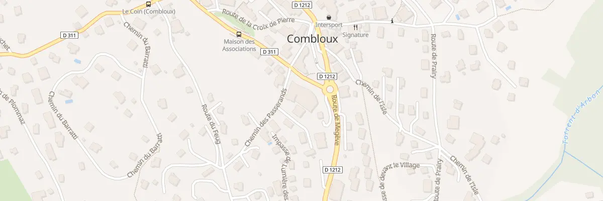 Plan du 137 Che des Passerands à Combloux