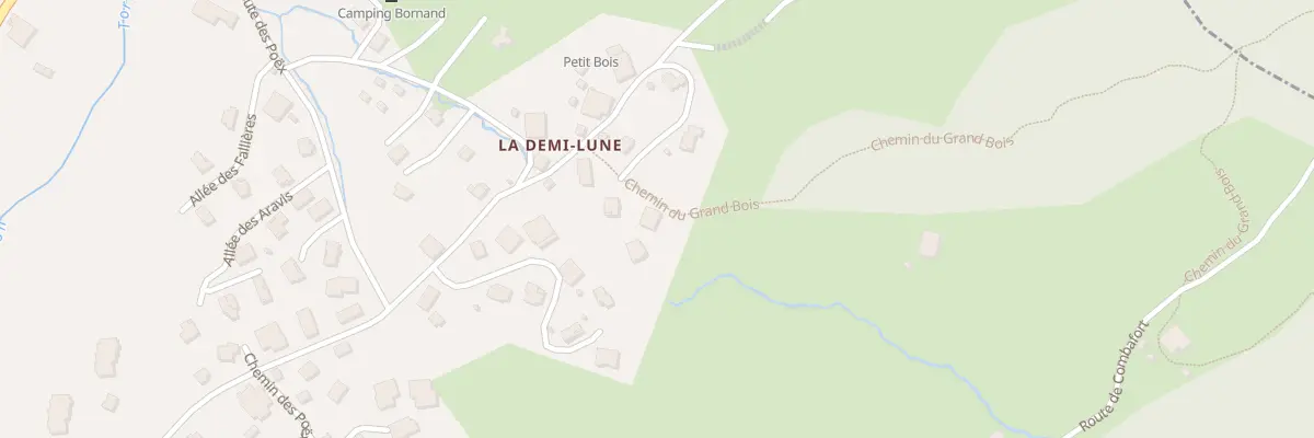 Plan du 145 Che des Bêches à Demi-Quartier