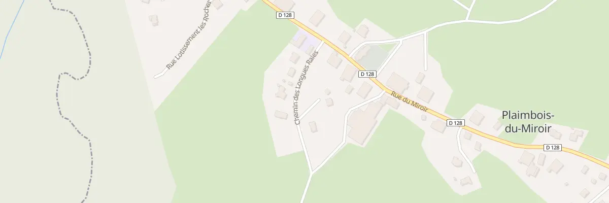 Plan du 6 Che des Longues Raies à Plaimbois-du-Miroir
