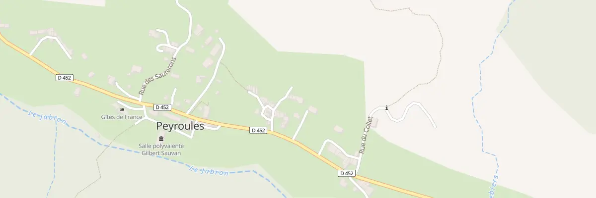 Plan du 7010 Les Ricards à Peyroules