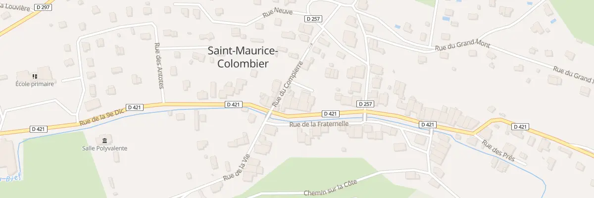Plan du 5 Rue de la 9ème DIC à Saint-Maurice-Colombier