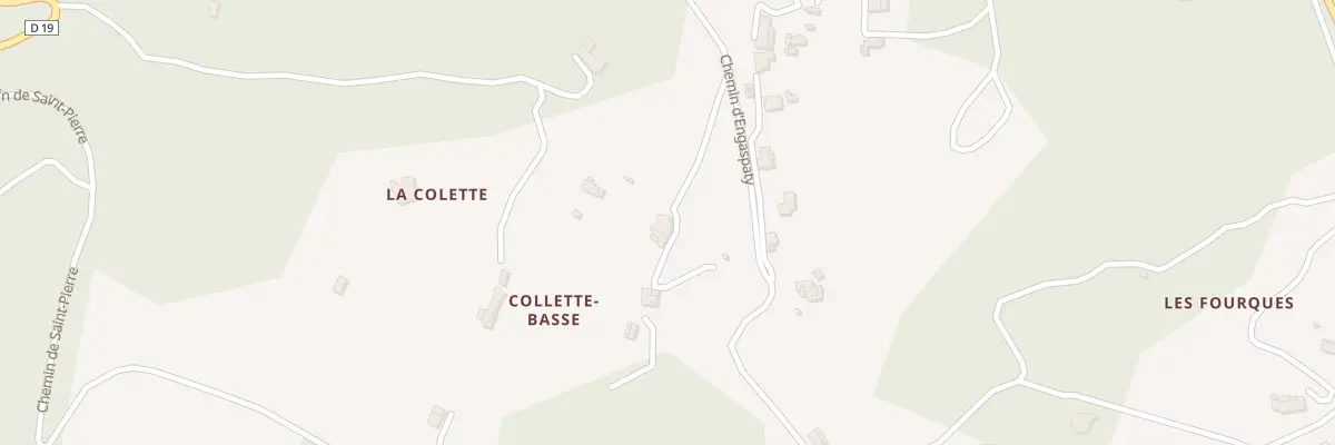 Plan du 5700 La Collette Basse à Seillans